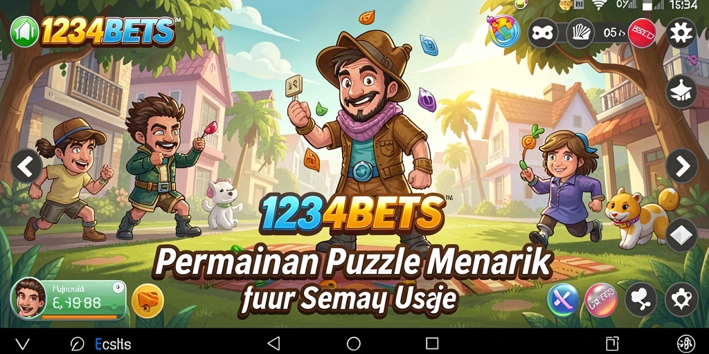 Tampilan gameplay seru dari 1234BETS yang menantang otak.