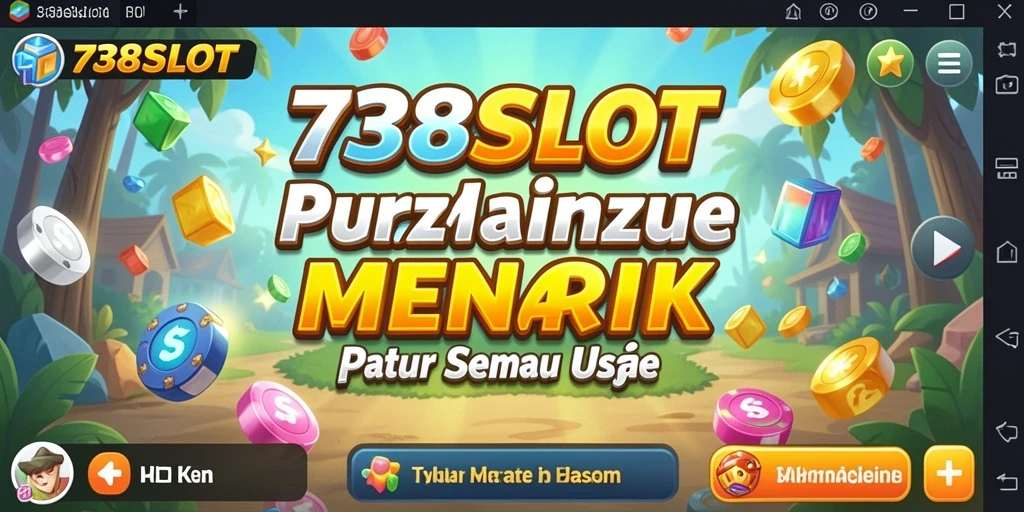 Screenshot gameplay 738SLOT yang penuh warna dan menantang.