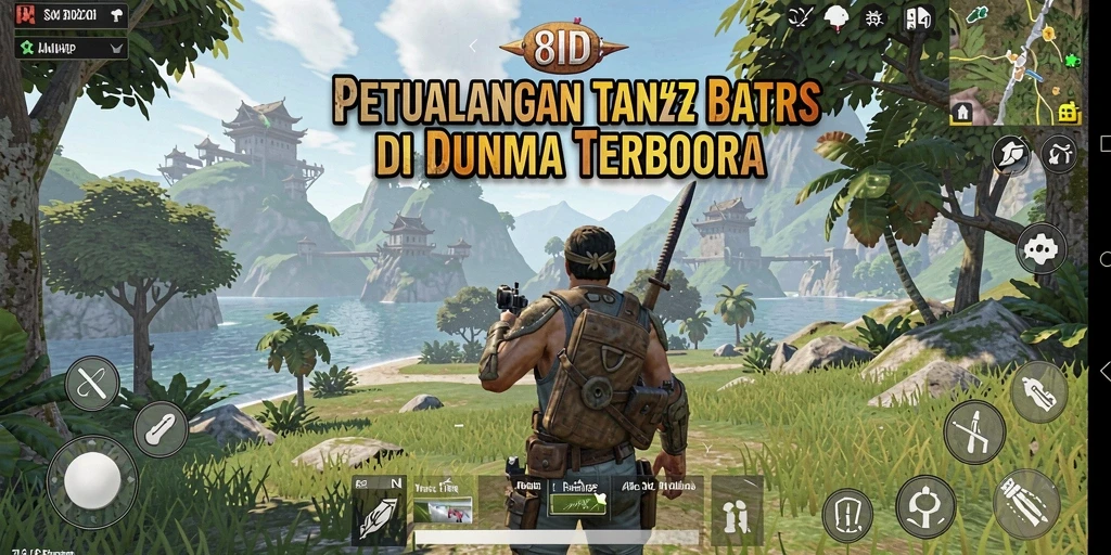 Tangkapan layar menunjukkan pemain menjelajahi dunia terbuka 8ID.