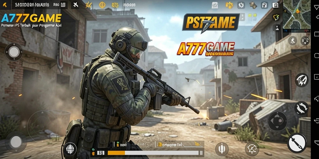 Tampilan gameplay A777GAME yang mendebarkan dan penuh aksi.
