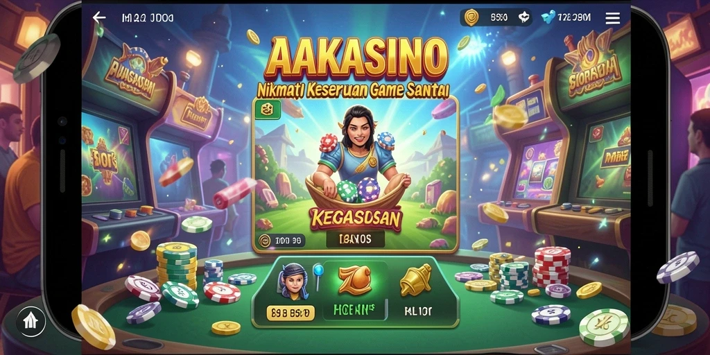 Screenshot AAKASINO menampilkan gameplay menarik dan interaktif.