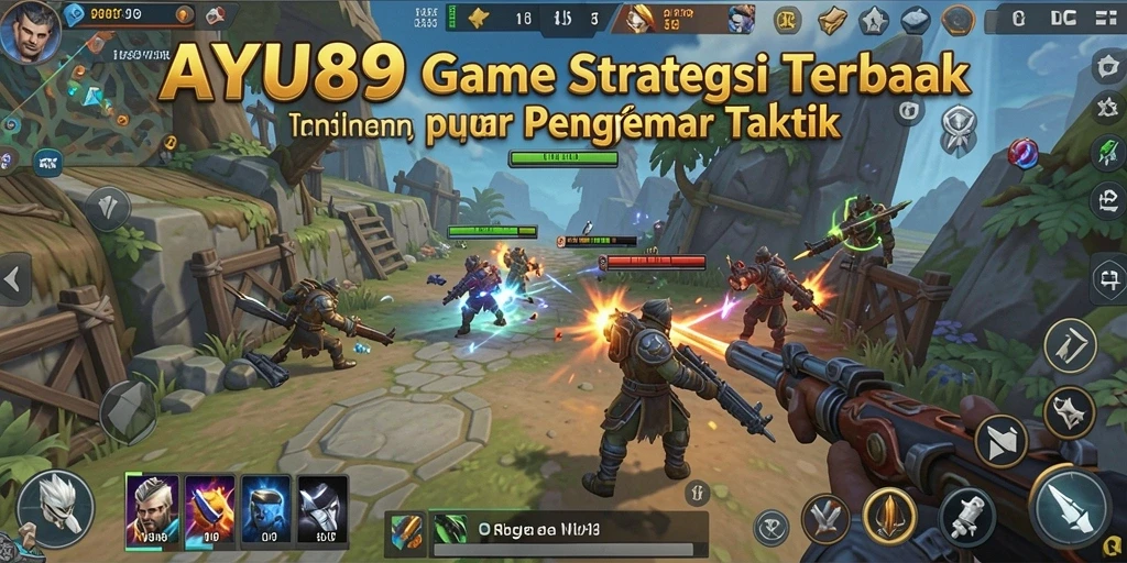 Screenshot AYU89 menampilkan momen intens dalam gameplay strategi.
