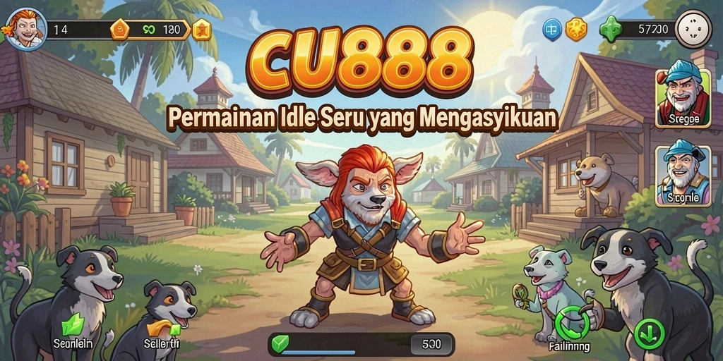 Screenshot utama <strong>CU888</strong> memperlihatkan gameplay Idle yang menawan.