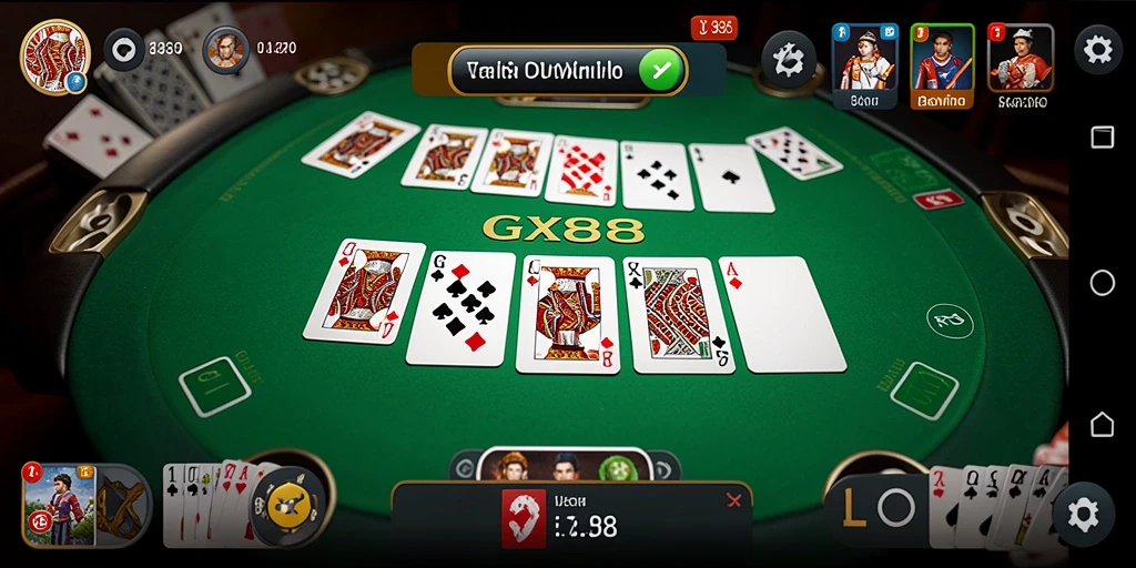 Tangkapan layar gameplay GX88 yang seru dan interaktif.