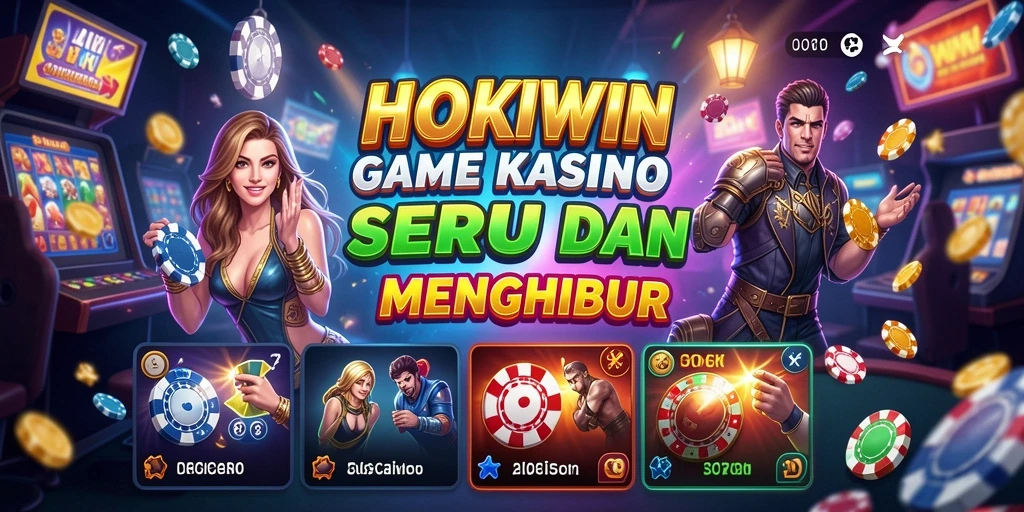 Gameplay HOKIWIN yang seru dan mendebarkan dalam kasino virtual.