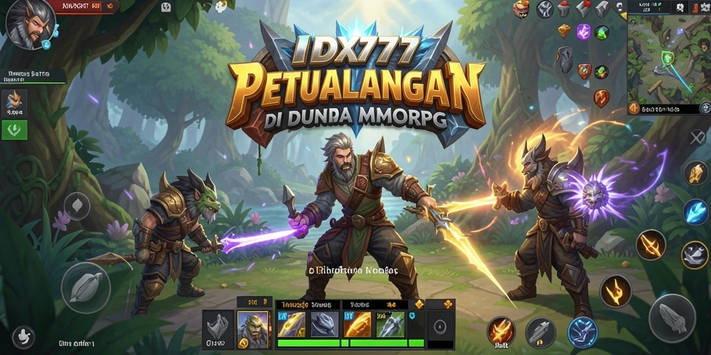Tampilan gameplay mendebarkan dari <strong>IDX777</strong> di dunia MMORPG.