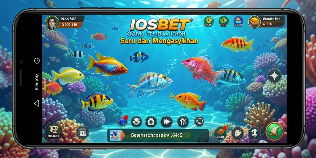 Screenshot gameplay Tembak Ikan yang mendebarkan.