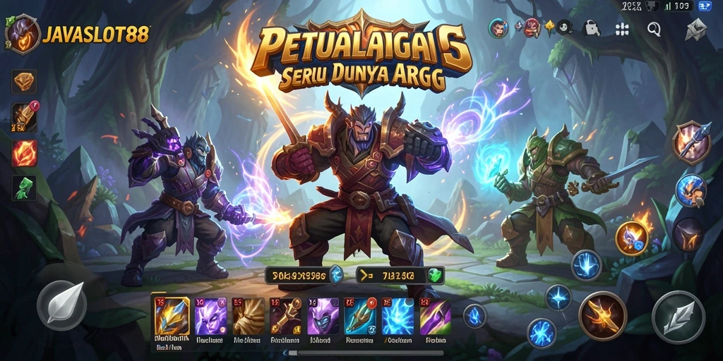 Tampilan menakjubkan dari gameplay ARPG JAVASLOT88.