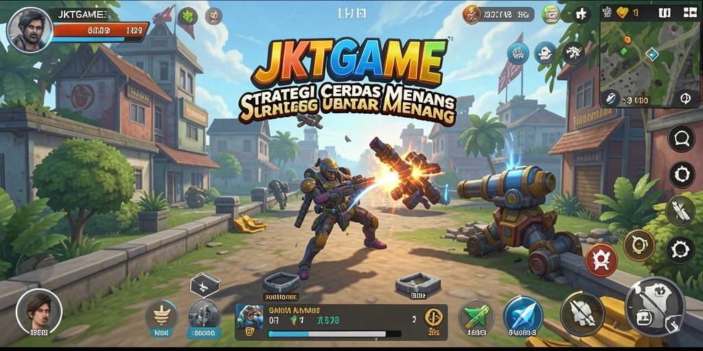 Tampilan gameplay taktis dan seru di JKTGAME.