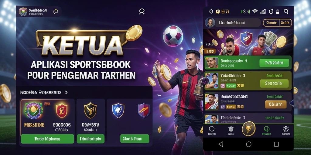 Tampilan menarik fitur taruhan dalam aplikasi KETUA.