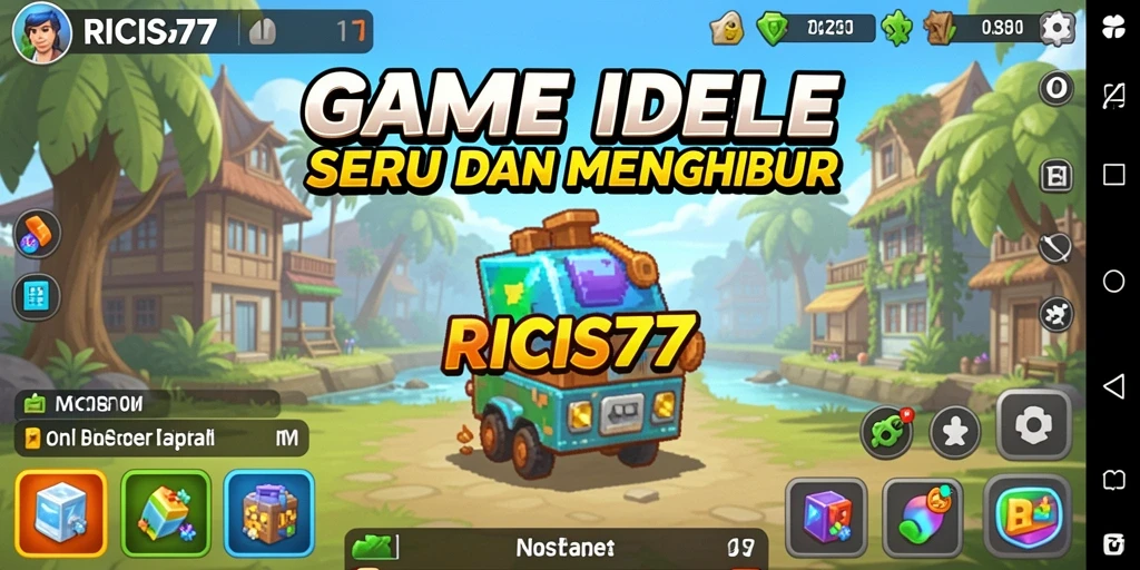 Tampilan menarik saat bermain RICIS77 dengan gameplay Idle.