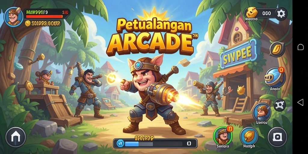 Tangkapan layar gameplay <strong>SVIP9</strong> menunjukkan aksi seru dan tantangan menarik di setiap level.